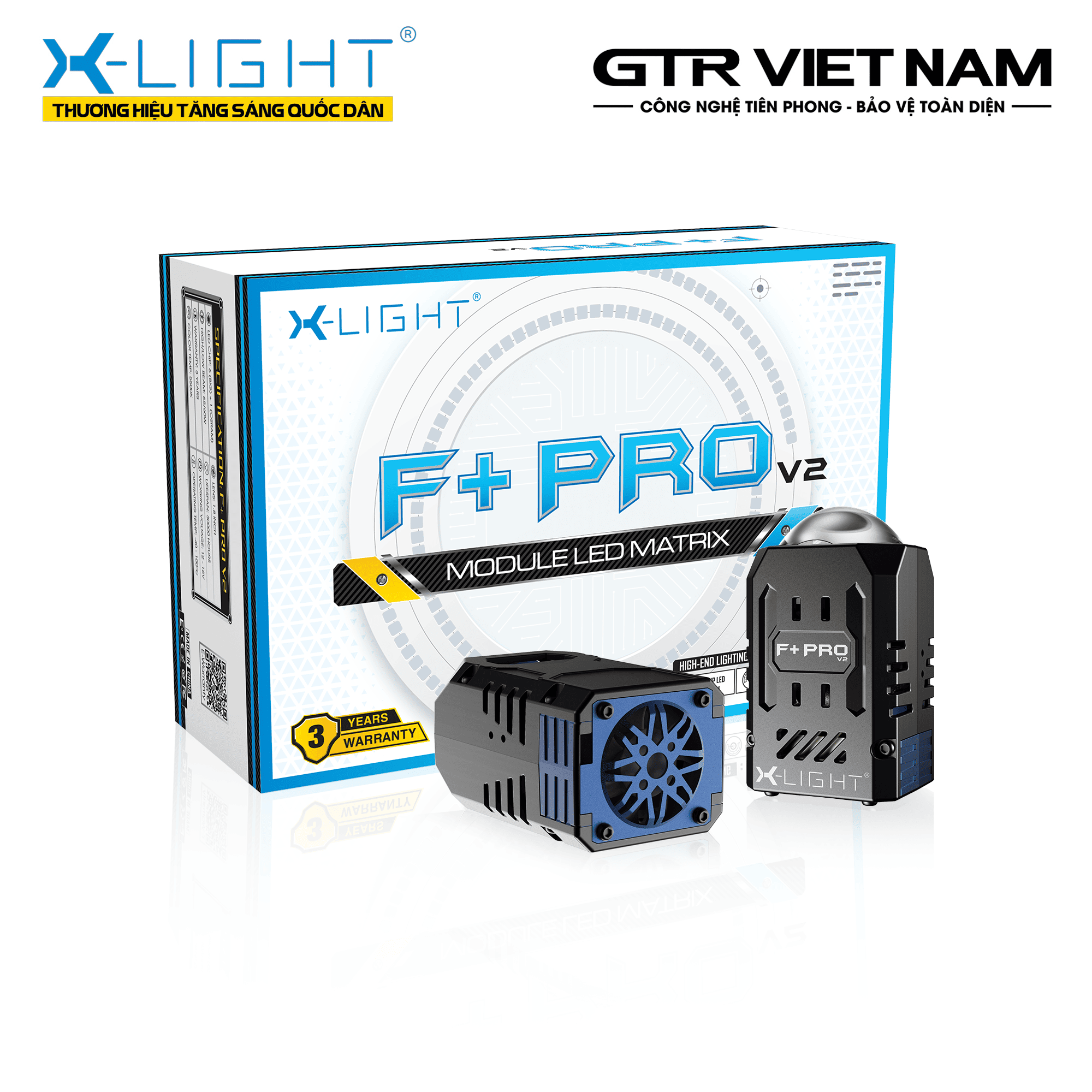 ĐÈN BI LED X-LIGHT F+ PRO - THẾ HỆ THỨ 2
